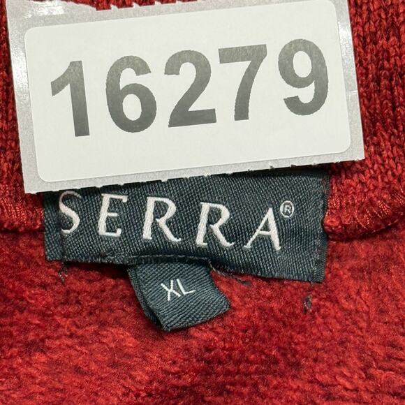 Serra Sweater Womens XL Red Cowl Turtle Neck Tunic Christmas Holiday Warm Cozy - Picture 8 of 8
